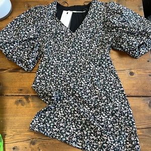 Endless Rose Black Floral Dress